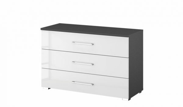Lorenzo 3 Drawer Wide Chest of Drawers