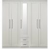 Santana 5 Door Hinged Wardrobe