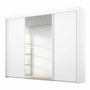 Lazio 3 Door Sliding Wardrobe with Lighting