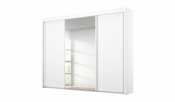 Lazio 3 Door Sliding Wardrobe with Lighting