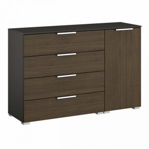 Ravenna 4 Drawer + 1 Door Chest of Drawers