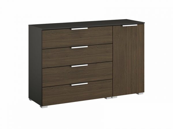 Ravenna 4 Drawer + 1 Door Chest of Drawers