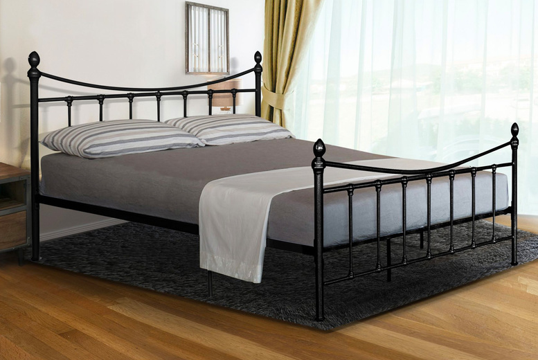 Victorian Metal Bed Frame - Optional Kerri Mattress - UK Mattress Guides