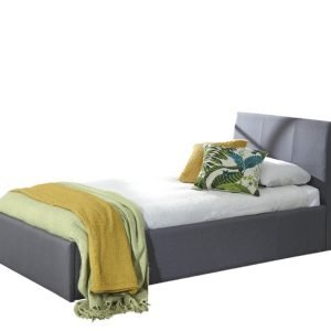 GFW Ascot Ottoman 3' Single Grey Fabric Ottoman Bed Ottoman Bed Image0 Image