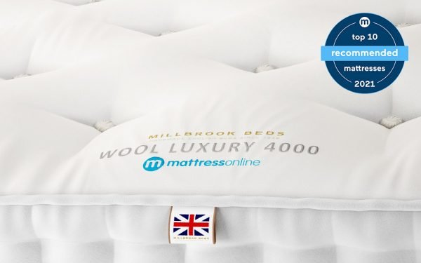 Millbrook Beds Wool Luxury 4000 Label Top10