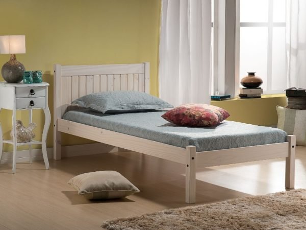 Birlea Rio White 3' Single White Wooden Bed Image0 Image