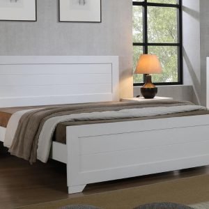 Heartlands Furniture Zircon 3' Single White Wooden Bed Image0 Image