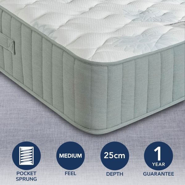 Sensation Medium 1200 Pocket Memory Foam Mattress  undefined