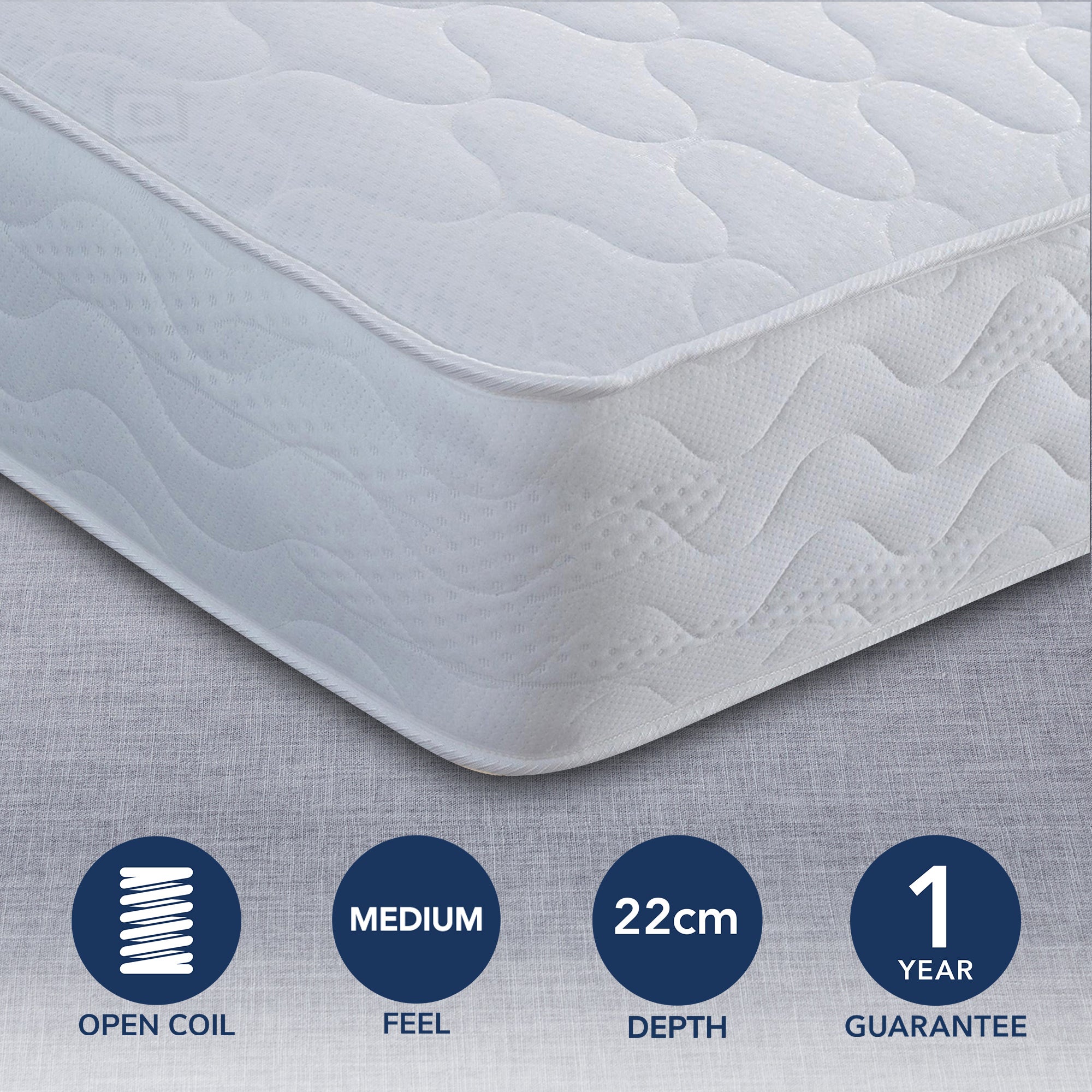 Tuscany Medium Coil Sprung Mattress - UK Mattress Guides