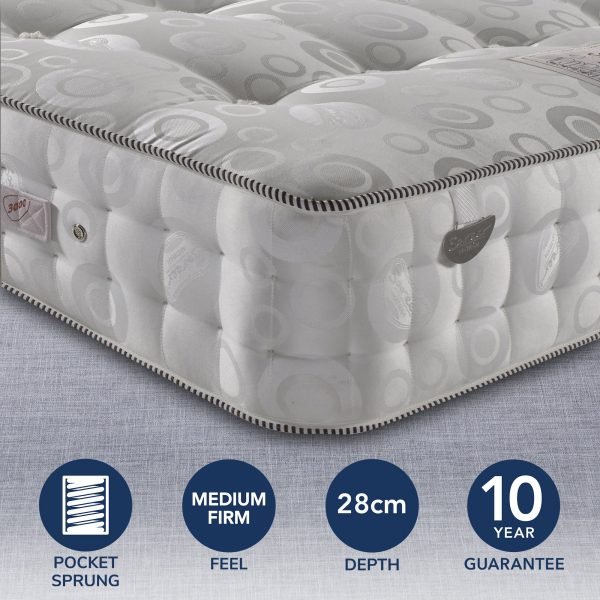 Pocketo Medium Firm 4000 Pocket Sprung Mattress  undefined