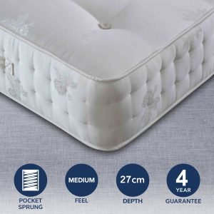 Bedmaster Medium Signature Gold 1800 Mattress  undefined