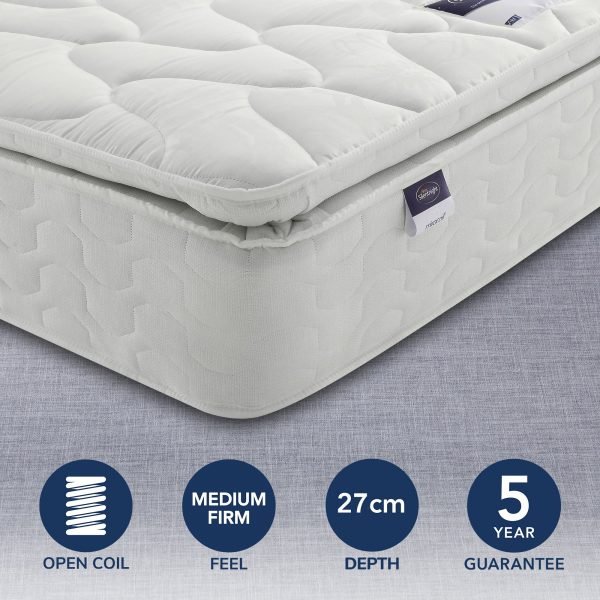 Silentnight Medium Firm Miracoil Pillowtop Mattress  undefined