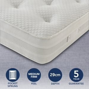 Silentnight Medium Firm 1200 Pocket Mattress  undefined