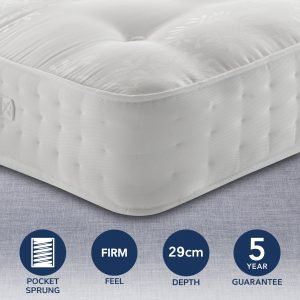 Silentnight Firm 2000 Pocket Ortho Mattress White undefined