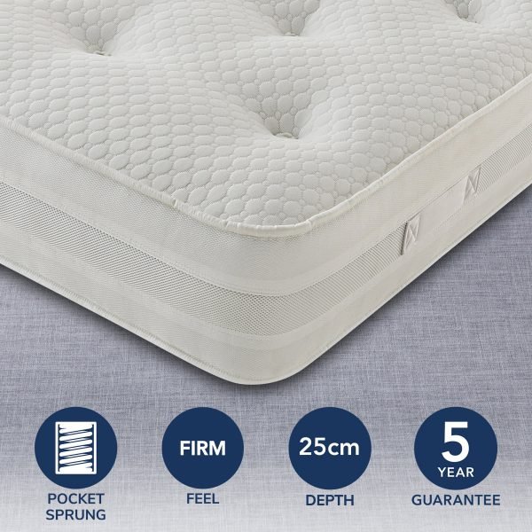 Silentnight Firm 1400 Pocket Ortho Mattress White undefined