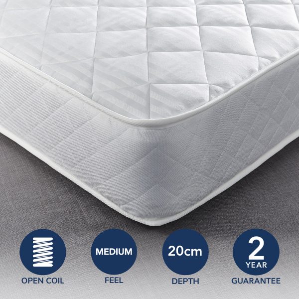 Dunelm Everyday Open Coil Mattress  undefined