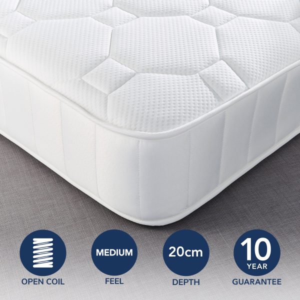 Fogarty Just Right Gel Top Orthopaedic Open Coil Mattress - UK Mattress ...