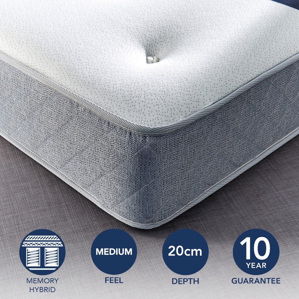 Fogarty Just Right Memory Foam Top Open Coil Mattress - Uk Mattress Guides