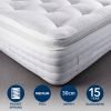 Hotel Pillow Top 1500 Pocket Sprung Mattress White undefined