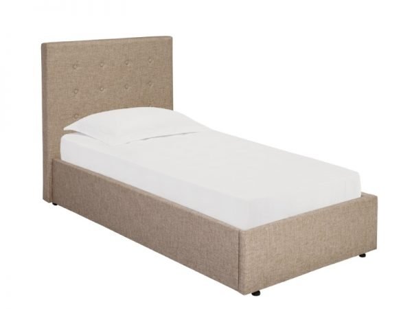 LPD Furniture Lucca Beige Ottoman 3' Single Ottoman Bed Image0 Image