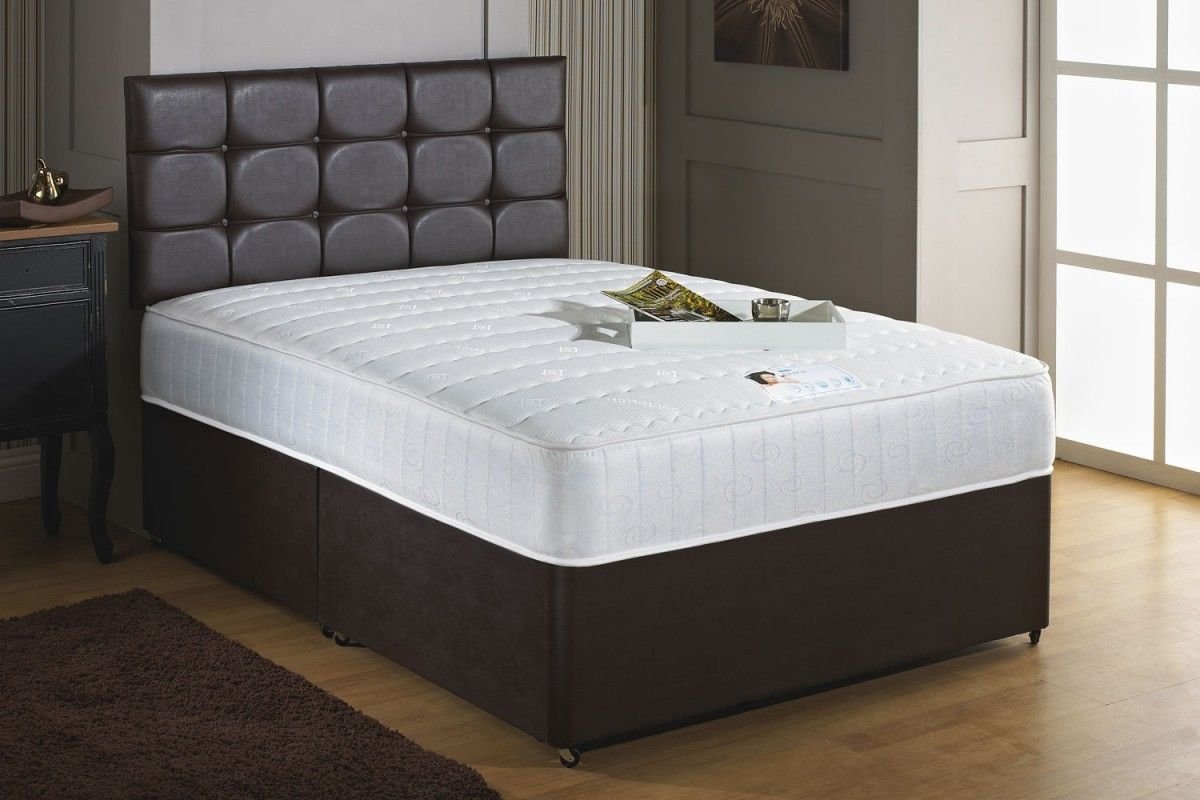 4ft divan bed with memory foam mattress