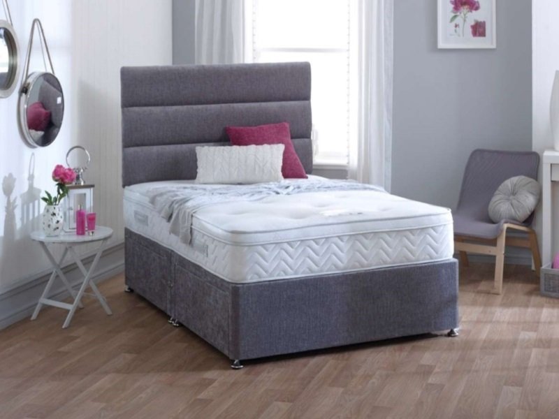 snuggle beds charcool silver mattress