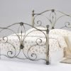 Heartlands Furniture Diane Antique Brass Bed 4' 6 Double Metal Bed Image 0