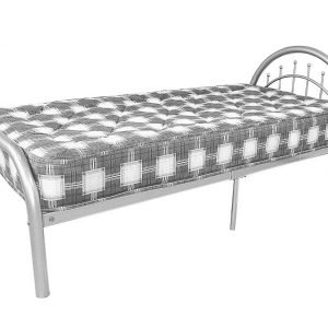 Heartlands Furniture Morning Sun Single Bed  3' Single Silver Metal Bed Image 0