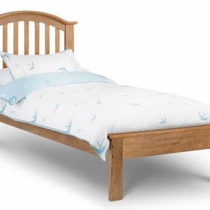 Julian Bowen Olivia Bed 3' Single Oak Wooden Bed Image 0