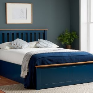 Birlea Phoenix Navy Blue 4' Small Double Ottoman Bed Image 0