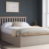 Birlea Phoenix Pearl Grey 4' Small Double Ottoman Bed Image 0