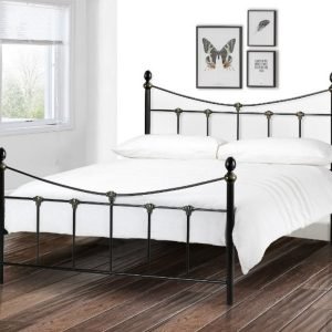 Julian Bowen Rebal 3' Single Black Metal Bed Image 0