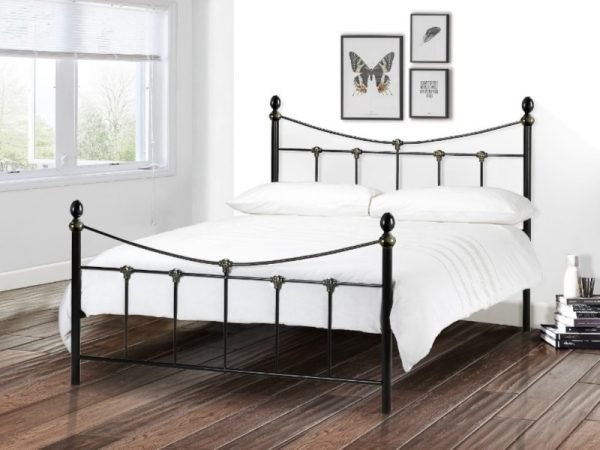 Julian Bowen Rebal 3' Single Black Metal Bed Image 0