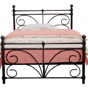 Heartlands Furniture Separo Bed  3' Single Black Metal Bed Image 0