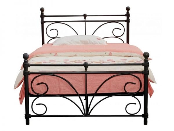 Heartlands Furniture Separo Bed  3' Single Black Metal Bed Image 0