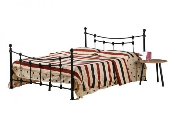 Heartlands Furniture Surrey Bed  3' Single Black Metal Bed Image 0