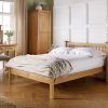 Birlea Woburn 4' 6 Double Oak Wooden Bed Image 0