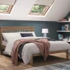 Miles Oak Wooden Bedframe