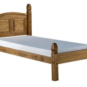 Birlea Corona Low Foot End 3' Single Antique Wax Wooden Bed Image 0