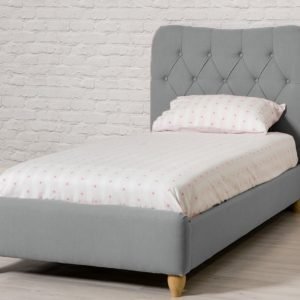 Westpoint Mills Suzie 3' Single  Grey Fabric Bed Image 0