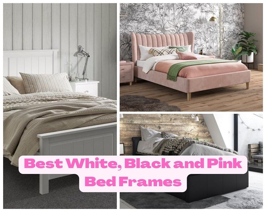 Best White Black Pink Bed Frame