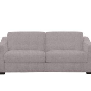 Optimus Space Saving Fabric Sofa Bed with Memory Foam Mattress in Fab-Meo-R27 Pewter on Furniture Village