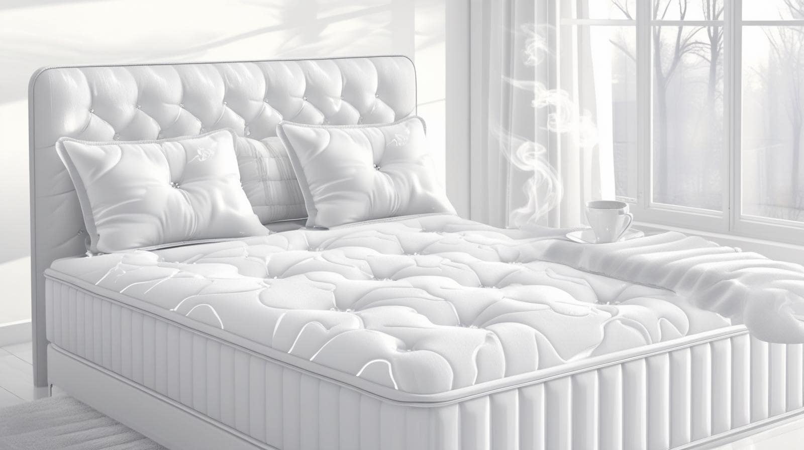 Dreams Workshop entry-level mattress in a modern UK bedroom setting