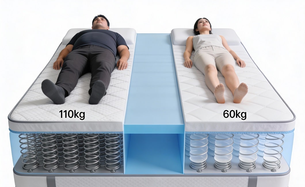 Split tension mattress UK